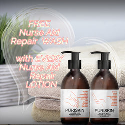 PURISKIN Nurse Aid Repair Wash & Lotion - OFFER